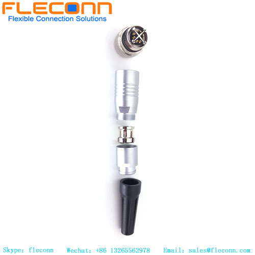 M12 X-Coded 8 Pin Female Metal Shell Connector