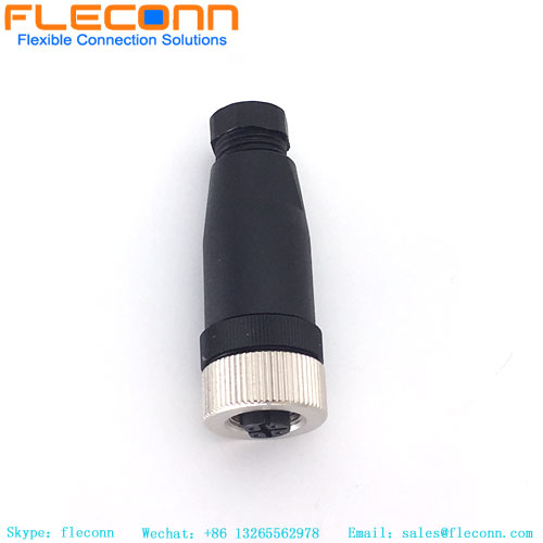 M12 4 Pin Female Connector