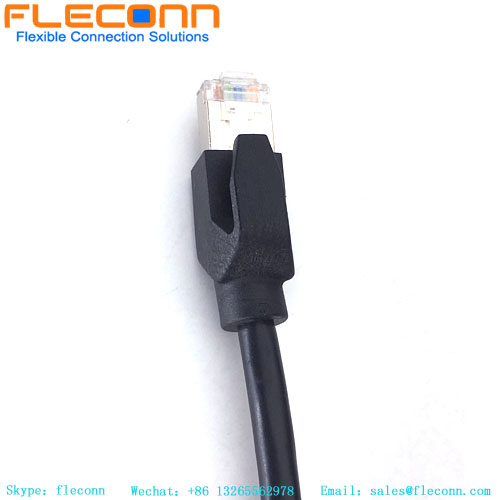 FLECONN can produce high quality gigabit cat6a rj45 ethernet cable for industrial automation system.