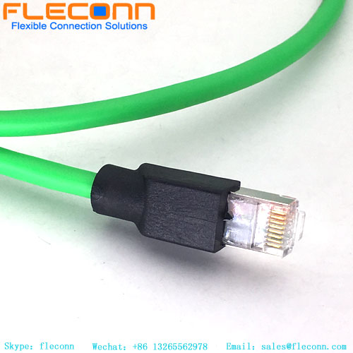 M12 D-Coded To RJ45 Connector Cable