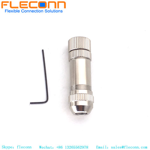 FLECONN can supply high quality field assmbly 3 pin 4 pin male and female M8 Electrical Connector for sensor and actuator.