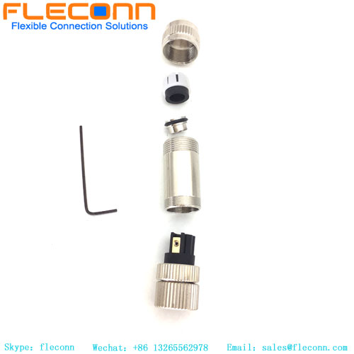 FLECONN can supply high quality field wireable m8 3 Pin female electrical connector