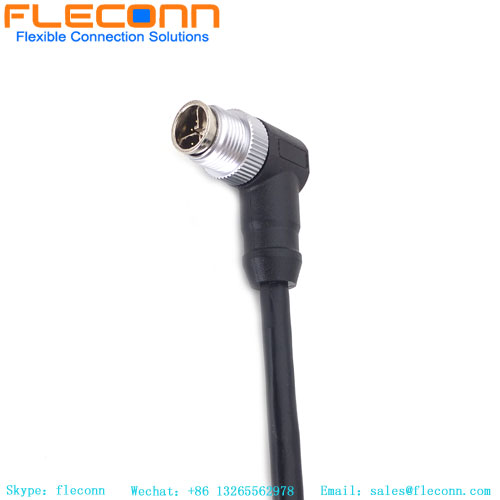 UL Certification M12 8 Pin X-coded Male Connector Cable