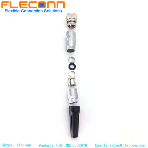 M12 X-Coded Metal Assembled Plug