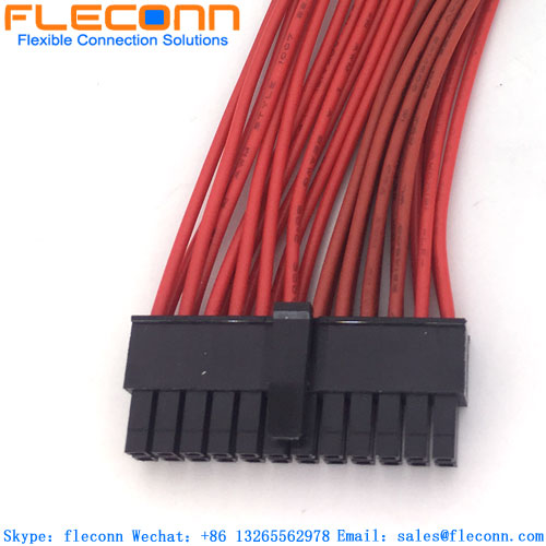 Micro MATE-N-LOK 2-794617-4 TE Connector Wire Harness 24 Pin