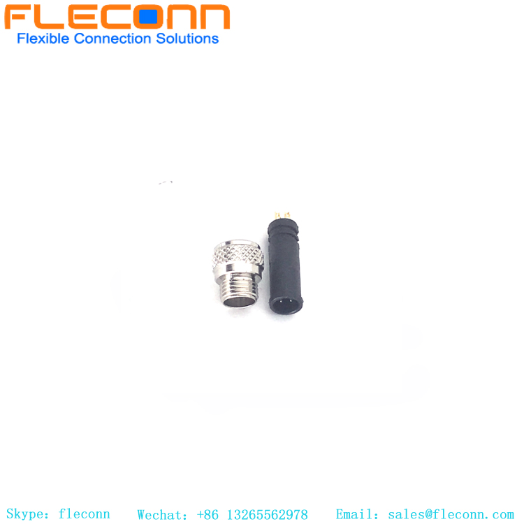 M5 2 Pin Male Cable Connector