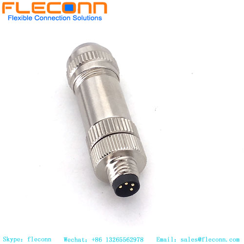 M8 Male Connector 4 Pin