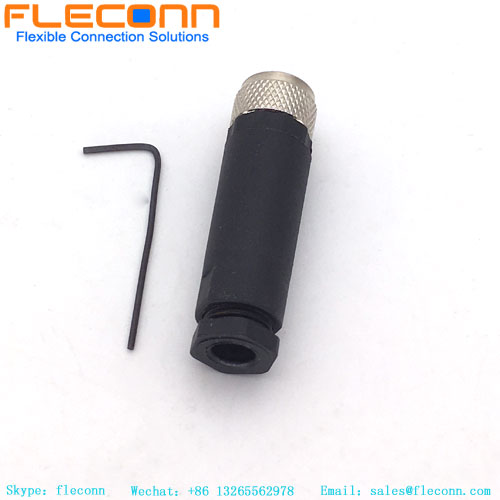M8 4 Pin Plastic Connector