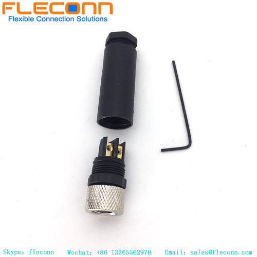 M8 4 Pin Plastic Connector
