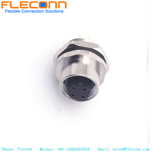 M12 Panel Mount Connector