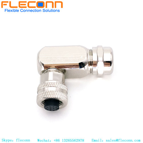 M12 Right Angle Connector