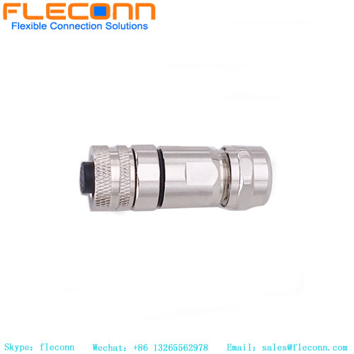 M12 12 Pole A-coded Female Connector