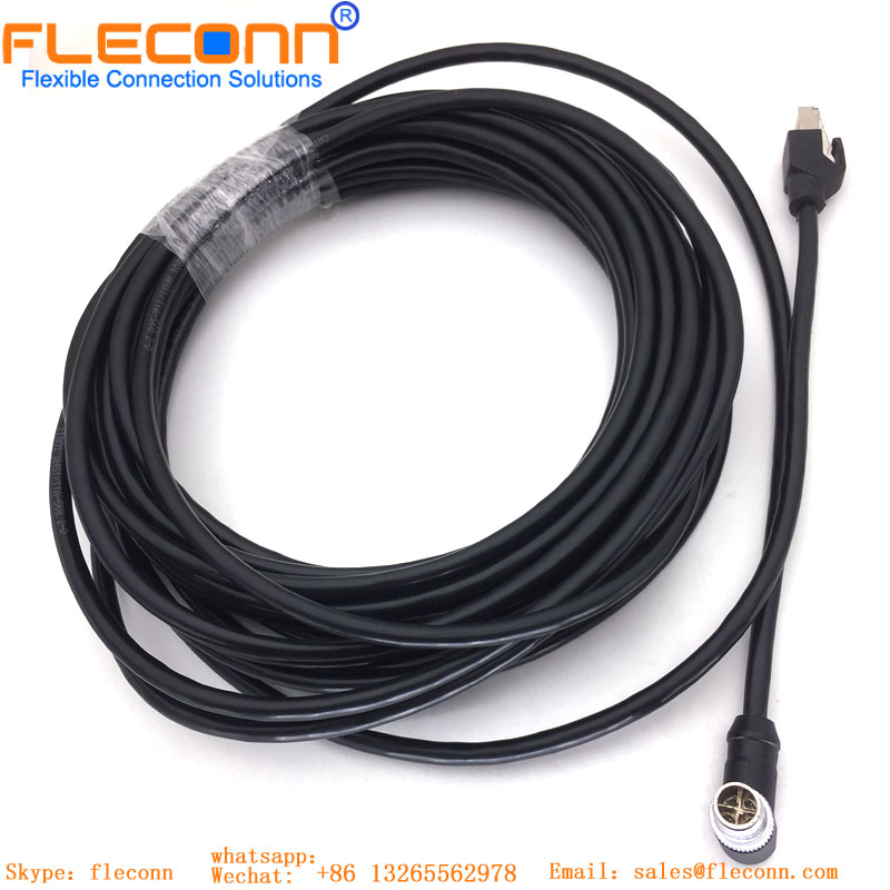 X Coded M12 Ethernet Cable