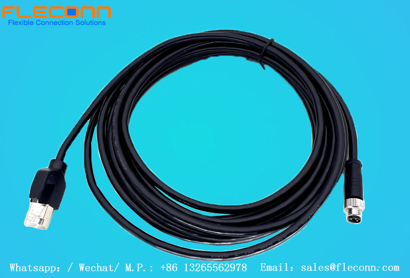 FLECONN M8 Connector and Cable Assemblies are widely used in Industrial Automation, Robotics, Automotive Manufacturing