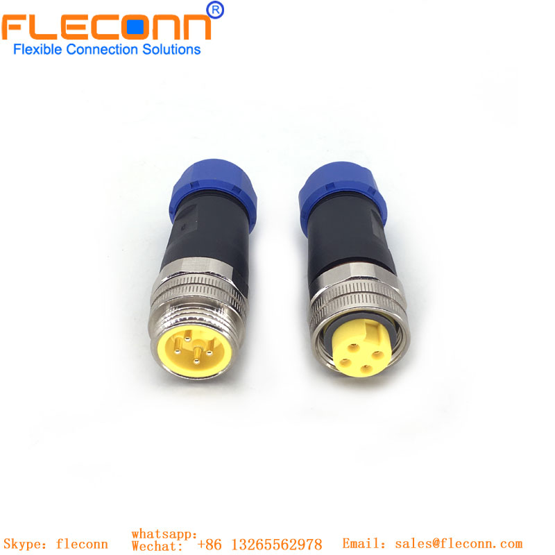 7/8 4 Pin Male Soldered Wire Connector