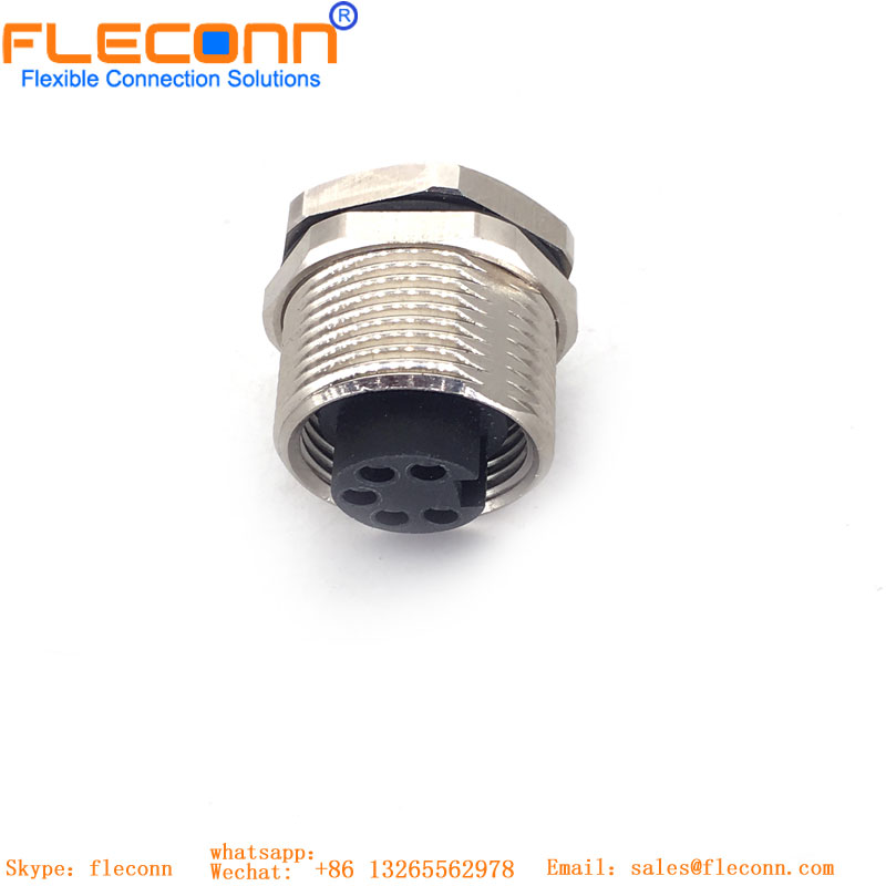 7/8 5 Pin Female Panel Mount Connector