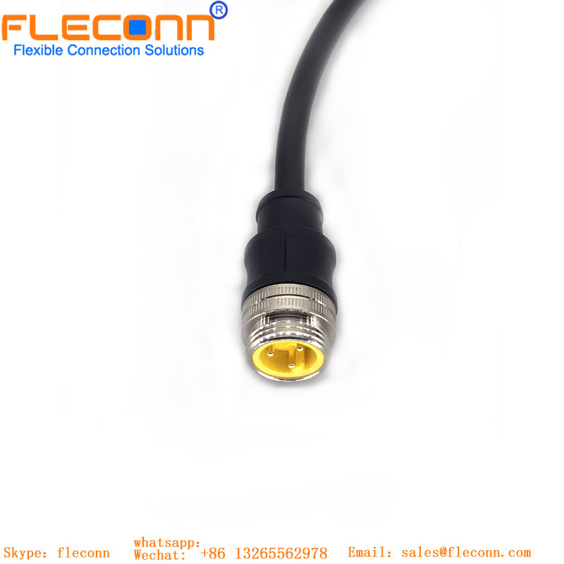 3 Pin Cable，Male，Straight