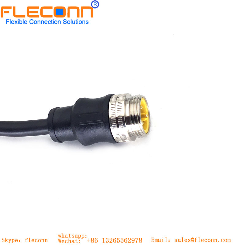 7/8 3 Pin Cable，Male，Straight