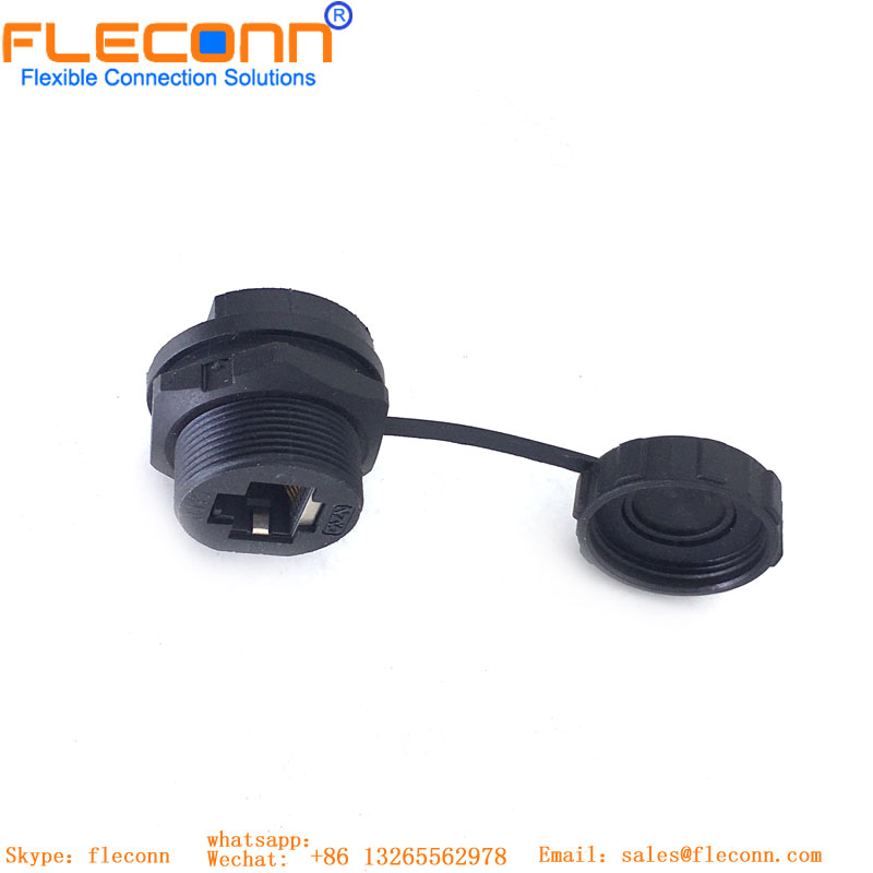 panel mount rj45 connector waterproof