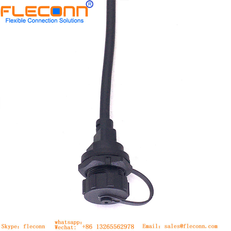 PCB Mount Waterproof USB2.0 Cable（Threaded）