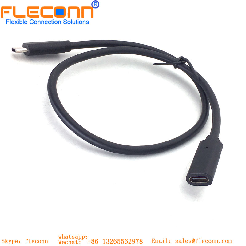 USB Type C Female USB Extension Cable