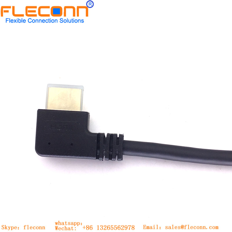 Left Angle 90 Degree High Speed HDMI Cable