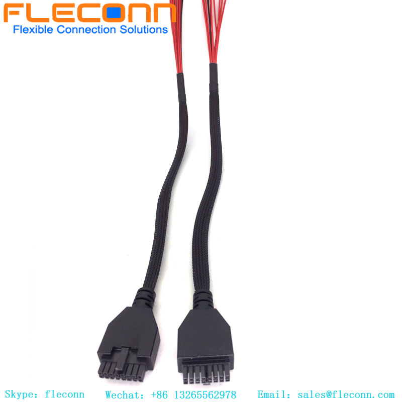Micro-Fit 3.0 Receptacle Housing, Dual Row, 16 Circuits 430251600 Overmolded Cable