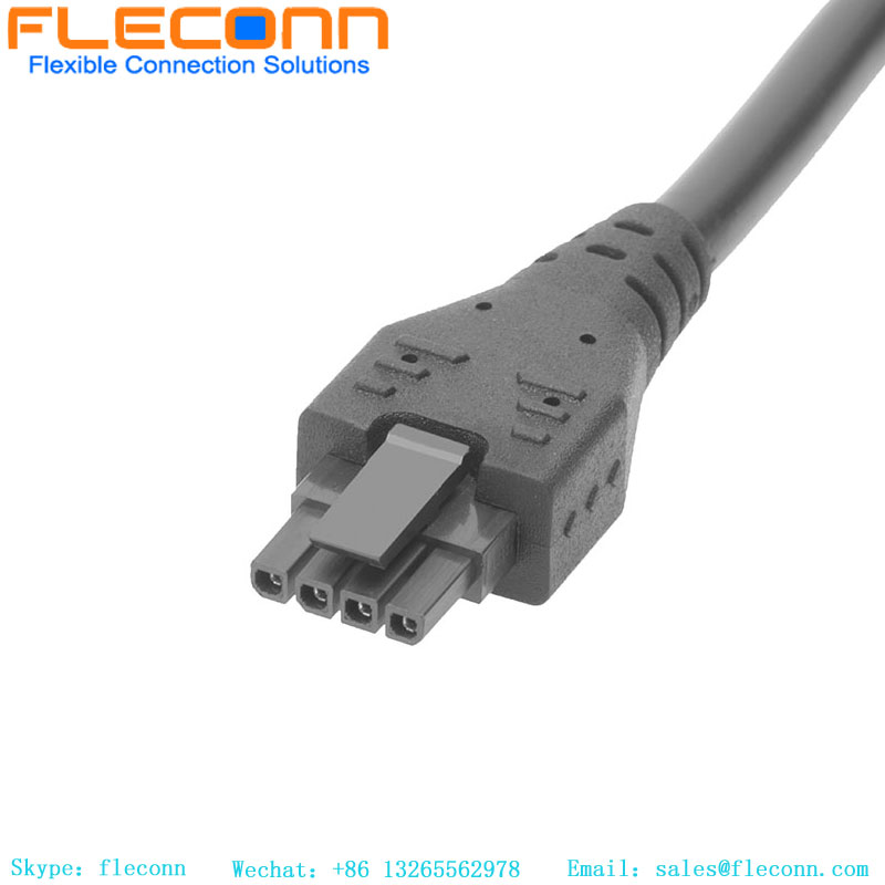 Male Overmolded 6 Pin Molex 43645-0600 Micro-Fit 3.0 Connector Cable